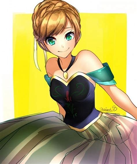 anna frozen hentai|character:princess anna